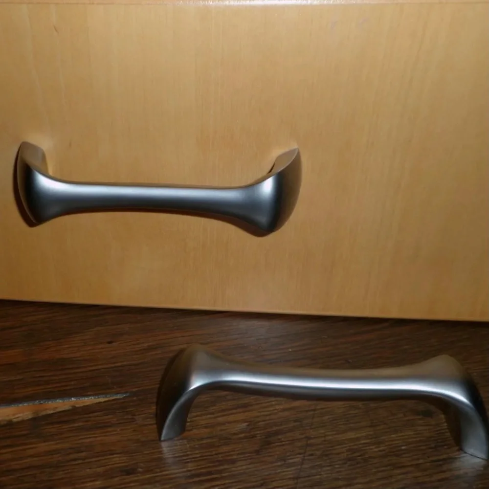 NIP IKEA Modest Satin Nickel Handles - Picture 8 of 9